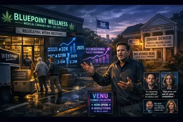 Connecticut's Last Medical-Only Dispensary Relocates Toward Hybrid Cannabis Model