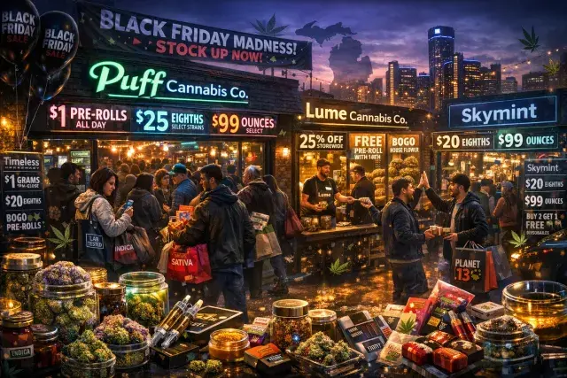 Metro Detroit Dispensaries Unleash Massive Black Friday Deals on Cannabis Essentials